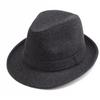 Sombrero de copa para hombre de otoño e invierno, grueso, de trigo, para hombres de mediana edad y mayores, de jazz, cálido, de invierno, resistente al frío.