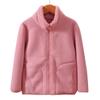 Chaqueta Gruesa con Forro de Polar para Niños, Nuevo Estilo Padre-Hijo, Chaqueta Cálida con Cuello Alto para Niños Mayores, Chaqueta Pequeña Acolchada de Algodón