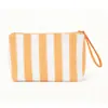 Bolsa Pequena, Necessaire de Tecido Toalha, Bolsa de Mão Xadrez Feminina, Bolsa Tote de Alto Padrão Estilo Coreano, Feita Sob Medida Certificada SGS