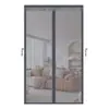 Cortina de puerta de malla de diamante autoadhesiva magnética para el hogar de verano a prueba de mosquitos para dormitorio, cortina de puerta adhesiva sin taladro, cortina de puerta de pantalla a prueba de insectos
