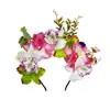 Tiara Colorida de Orquídea Havaiana Tecido de Flores Artificiais da Moda Headwear para Foto de Viagem Férias Praia para Mulheres Atacado