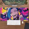 Jinx League of Legends Gaming Esports Alfombrilla de Ratón Extra Grande para Escritorio Borde Engrosado Protección Suave para la Muñeca Alfombrilla para Escritorio de Computadora