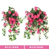 Enredadera Artificial de Flor de Campanilla, Enredadera de Flores Falsas, Flor Decorativa, Colgante de Pared, Cesta Colgante, Flor Colgante de Plástico