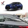 Adequado para Lexus 23 Rx Modificado Tiras de Acabamento Inferior Galvanizadas para Vidro Lateral Traseiro e Adesivos Especiais de Tira Brilhante para Janela