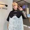 Nova Camisa Nacional de Estilo Chinês de Manga Curta para Homens, Estilo Fino de Verão, Marca da Moda, Bordado Patchwork, Abotoada, Camisa Solta de Meia Manga