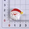 Boneco de Neve de Natal Brilhante DIY Cola de Creme Caseira para Capa de Celular Joias de Grampo Material Acessórios de Resina Atacado