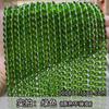 Cuentas sueltas de vidrio de colores primarios, imitación sintética, cristal natural, accesorios de joyería para bricolaje, pulsera de cuentas, cuentas redondas.
