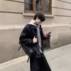Chaqueta elegante para hombre Primavera/Otoño 2025, con una marca de moda ins de alta calle, estilo Hong Kong, estilo japonés, estilo Harajuku y estilo coreano, con un corte holgado
