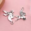 20 lindos accesorios de joyería de aleación de dinosaurio y abeja, pendientes hechos a mano, collar y colgante, material para colgantes.
