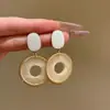 Brincos de Palha Estilo Férias de Verão na Beira-Mar com Design Único, Moda de Nicho, Brincos Estilosos e Distintos, Acessórios de Orelha Únicos Atacado