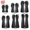 Weidi 31cm Impermeables Industriales de Látex Engrosados Resistentes al Desgaste Guantes de Goma Resistentes a Ácidos y Álcalis para Experimentos Químicos Guantes Químicos