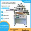 Pequena Máquina Rotativa Semi-Automática de Serigrafia Multi-Estações para Impressão de Capas de Celular e Baterias, Máquina de Serigrafia de Alta Velocidade, Prensa de Serigrafia