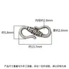Prata pura S925 maciça vintage fecho de gancho S fecho de fecho conta gancho S acessório DIY para conector de pulseira e colar