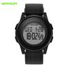 SANDA 337 Reloj de Moda Casual para Hombre Despertador Retroiluminado Multifuncional Reloj Electrónico para Hombre