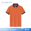 Camisa Polo de Manga Curta Sorona de Alta Qualidade Roupa de Trabalho Logo Personalizado Verão Seda Gelada Bordado na Gola Estampagem para Roupa de Trabalho