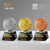 Troféu de Cristal de Basquete MVP Personalizado Jogos Infantis Competição NBA Troféu Criativo de Resina Medalha