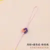 Nudo mandala cuerda hilo de jade tejido nudo chino mini bolsa para teléfono móvil colgante semiterminado accesorios de joyería antigua