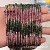 Pedras Naturais Turmalina Arco-Íris 3mm Lapidadas Soltas Pequenas Contas DIY Colar Pulseira Brincos Produtos Semi-Acabados Atacado