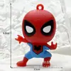 Llavero Colgante de Marvel Spider-Man Caja Ciega de Superhéroe Transfronterizo Figura Decoración Colgante Mini Juguete 3D