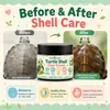KineShineX Creme para Cuidado da Casca de Tartaruga é um creme hidratante para manutenção diária da casca que ajuda a aliviar o ressecamento e a aspereza