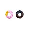 Acessórios de resina diy rosquinha acessórios de brincar de comidinha casa de bonecas tiro adereços de comidinha mini enfeites-H2