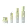Botella de Esencia de Presión de 30ml Botella de Base Líquida 50g Botella Cuadrada de Vidrio para Crema Facial Loción Cosmética Botella de Set