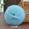Suéter cachecol casaco de lã mohair tricotado à mão bola de lã suéter de bebê xale lã fina