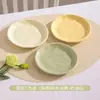 Plato para escupir espinas de shirako Plato pequeño de grado alimenticio para el hogar Plato de fruta Plato de aperitivos de cerámica Plato de deshechos