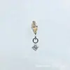 Brinco Pingente G23 Titânio Liga de Titânio Astmf-136 Zircônia Redonda Única Marquise Piercing Labial Stud de Titânio com Rosca Interna