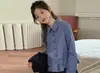 Conjunto de Camisa para Niñas Otoño 2026 Ropa Infantil Niñas Suéter de Punto Cárdigan Camisa de Manga Larga Conjunto de Dos Piezas