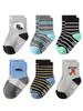Calcetines básicos para niños Amazon 2025, nuevos calcetines de rayas de dibujos animados para niños, calcetines de tubo transpirables antideslizantes para bebés