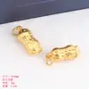 Pingente antigo de carpa dourada futuro como brocado liga de zinco estilo chinês tartaruga dourada DIY feito à mão com contas acessórios da marca Lucky