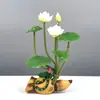 Decoración de Plato de Sashimi, Guarnición de Plato Frío para Catering de Hotel, Decoraciones de Flores y Hierbas de Plástico para Platos, Adornos Pequeños, Flor de Ciruelo de Invierno
