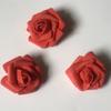 4.5cm curling rosa simulação PE espuma rosa flor cabeça decoração de casamento buquê flor bola espuma flor cabeça