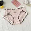 Novedad Estilo Pura Pasión Braguita de Moño para Mujer, Algodón Puro, Antibacteriana, Transpirable, Cintura Media, Sexy, Ropa Interior Femenina Sin Costuras