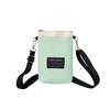 Bolso de Lona Transfronterizo Pequeño de Hombro Cruzado para Mujer Nuevo Estilo Simple y Versátil Bolso para Monedas de Estudiante Bolso Cuadrado Pequeño Simple Casual para Teléfono Móvil