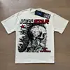 Comercio Exterior Transfronterizo Hellstar Hellstar Marca de Tendencia Europea y Americana Talla Grande Holgada Sudadera Camiseta Casual de Manga Corta para Hombre y Mujer