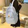 Mochila Sencilla y Elegante 2025 Nueva Versión Coreana Mochila Escolar de Gran Capacidad para Estudiantes de Secundaria y Preparatoria Mochila Estilo Bosque Gran Capacidad