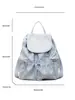 Mochila de Estilo Coreano con Lunares Retro de Alto Valor Estilo Nicho Nuevo Estilo Estilo Perezoso Estampado Diaria para Estudiante Chica Mochila Pequeña