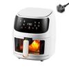 8L Airfryer de Grande Capacidade Inteligente Visual Multi-Função Forno com Tela de Toque Air Fryer Fritadeira Elétrica Máquina de Batata Frita