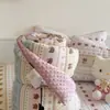 Funda de edredón pequeña floral estilo coreano 100% algodón para individual o matrimonial, lavable a máquina, engrosada para abrigar en primavera y otoño, núcleo de edredón de invierno