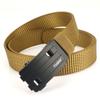 Cinturón de nailon 3.5 para hombre, cinturón de lona para jóvenes estudiantes, estilo coreano, hebilla automática, cinturón de lona, venta al por mayor de fábrica