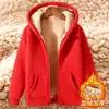 Sudadera con capucha forrada de forro polar estilo invierno para hombre transfronteriza, nueva chaqueta casual de moda gruesa de marca moderna holgada