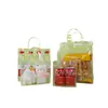 Fábrica de bolsos de mano transparentes de PVC suministro directo regalo regalo regalo regalo empaque para té de leche bolsa de mano de plástico impermeable
