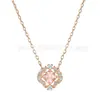 Versão de Luxo Shijia do Colar Olho do Diabo para Mulheres Apresenta um Pingente de Corrente Clavicular Coração Pulsante Cisne Dinâmico Swarovski