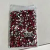 Rojo Fondo Plano Pequeño Redondo Diamante Material DIY Pegatinas de Pedrería Diamantes para Uñas Diamantes Rojos Grandes de Fondo Plano Diamantes para Uñas Accesorios Pequeños