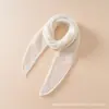 Punto de Maíz Estilo Coreano 100% Cachemira Pura Tejido Unisex Calentador de Cuello y Decoración para Hombros Bufanda Triangular Chal
