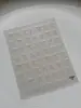 Novos Adesivos de Unha Laço Shell-Gloss, Fita 3D Embossed Fofa Brilhante Adesivos de Unha DIY Atacado