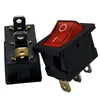 Interruptor Tipo Barco Kcd1/2/3/4/6 Pinos Três Velocidades Duas Velocidades Botão Basculante Interruptor Tipo Barco 15*21mm Acessórios DIY