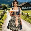 Disfraces Retro Europeos Alemanes Oktoberfest Traje de Festival de la Cerveza de Múnich Cos Pastoral País de Cuentos de Hadas Vestuario de Fiesta de Doncella